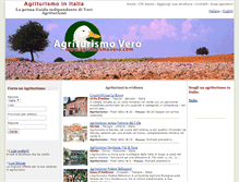 Tablet Screenshot of agriturismovero.com